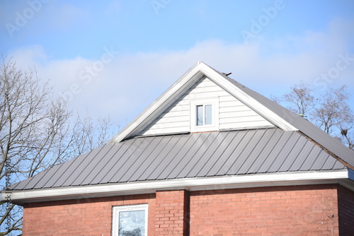House with a metal roof