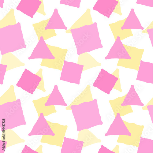 三角形と四角形の模様