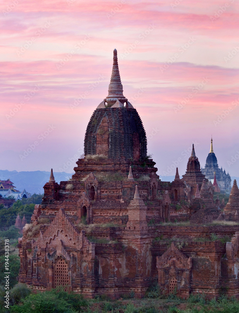 Sunset over Bagan, Mandalay Division, Myanmar