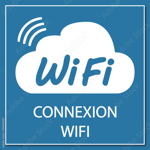 Logo connexion wifi.