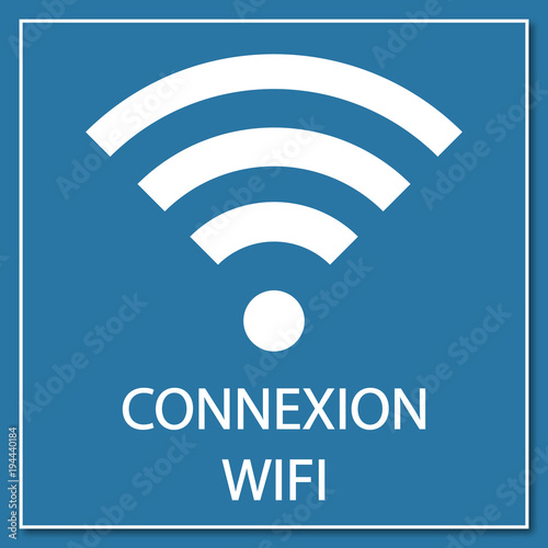 Logo connexion wifi.