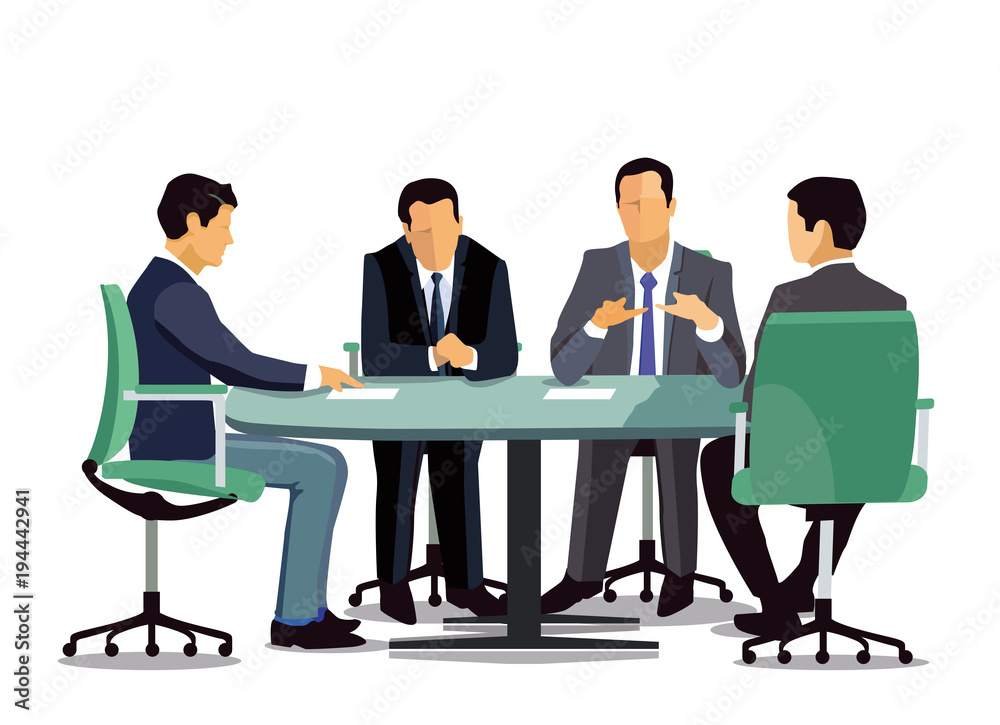 Obraz premium Gesprächsrunde in der Besprechung