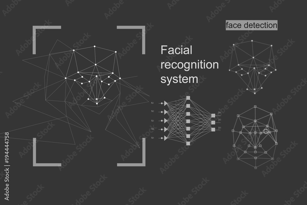 The concept of recognition. diagram of the grid and neural network algorithm. The concept of recognition. diagram of the grid and neural network algorithm.
