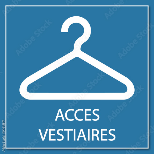 Logo accès vestiaires.