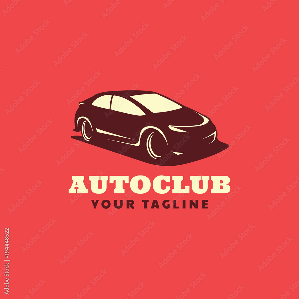 Car vector logo template illustration