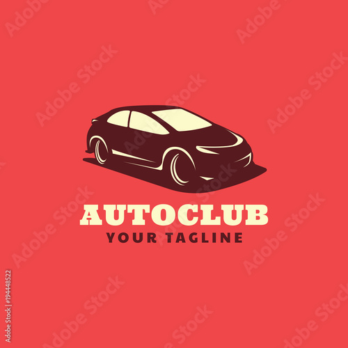 Car vector logo template illustration