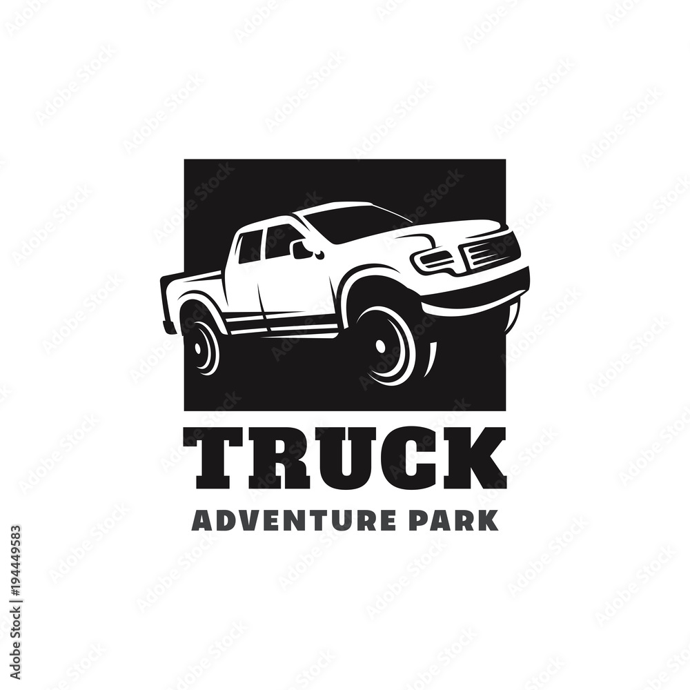 Truck Car vector logo template illustration Truck Car vector logo template illustration