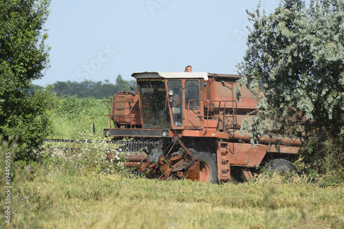 Combine harvesters. Agricultural machinery.