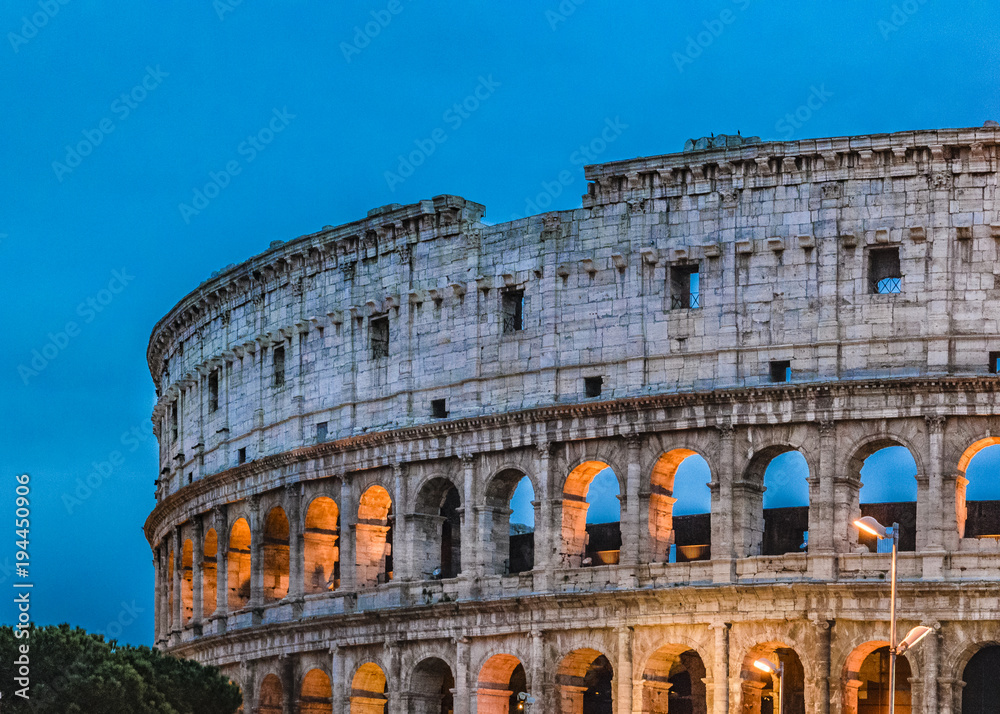 Coliseum Exterior View, Rome