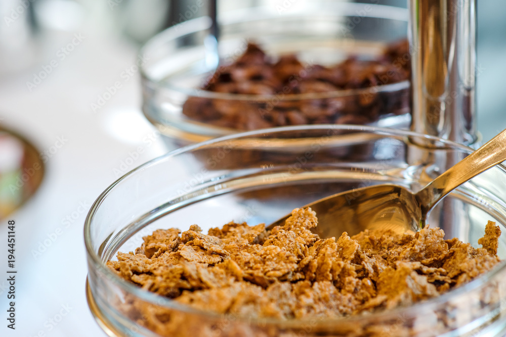 Breakfast cereals in a bowl Breakfast cereals in a bowl