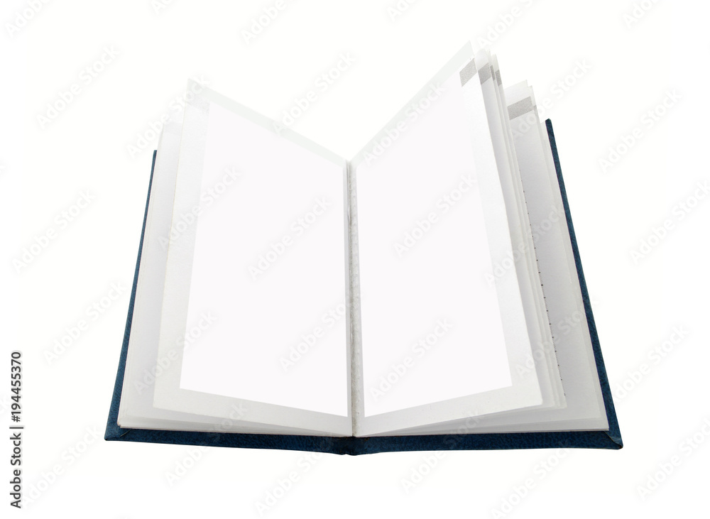 empty note book isolated on white background empty note book isolated on white background