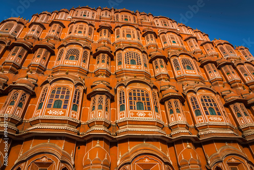 Hawa Mahal palace (Palace of the Winds) in Jaipur, Rajasthan, India.