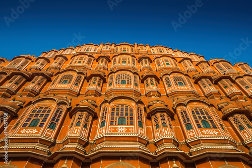 Hawa Mahal palace (Palace of the Winds) in Jaipur, Rajasthan, India.