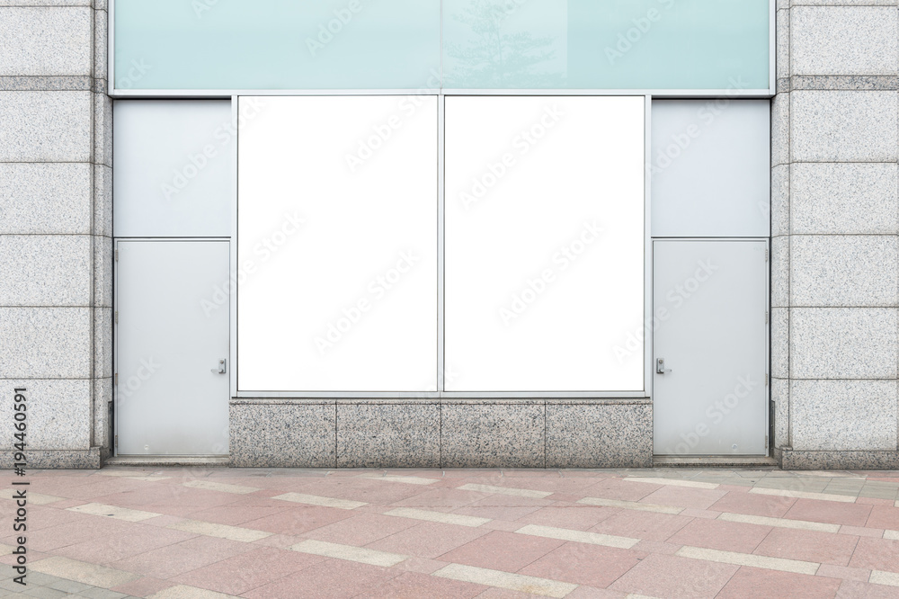 Shop Boutique Store Front with Big Window and Place for Name Shop Boutique Store Front with Big Window and Place for Name