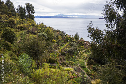 Isla del Sol on lake Titica...