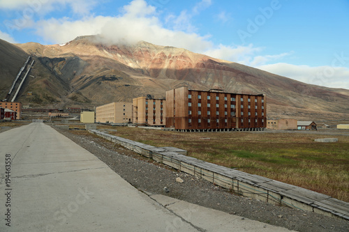 Pyramiden is a Russian settlement and coal-mining community on the archipelago of Svalbard, Norway. Abandoned ghost city today.