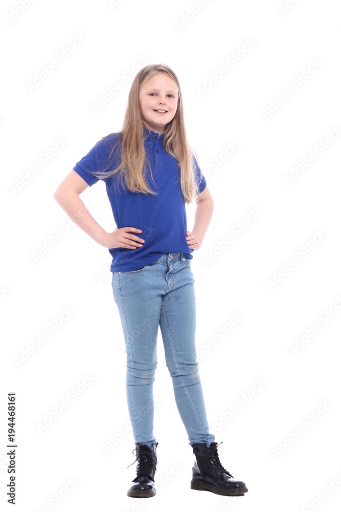 Caucasian young girl Caucasian young girl