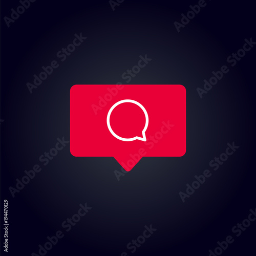 Counter Notification Icon.