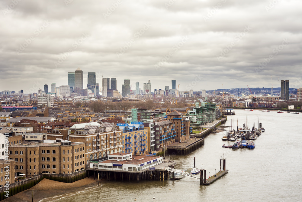 London cityscape with Thames river. United Kingdom