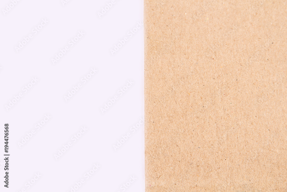 Fototapeta premium Abstract background of old paper texture,White and brown crumpled paper pattern background can be used as wallpaper or sceen saver