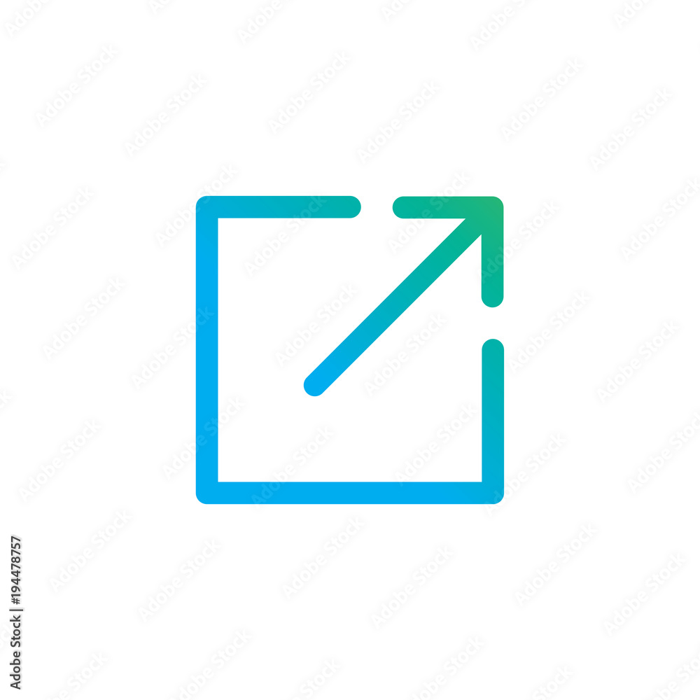 External Link Icon with Arrow and Square to show leaving a site External Link Icon with Arrow and Square to show leaving a site