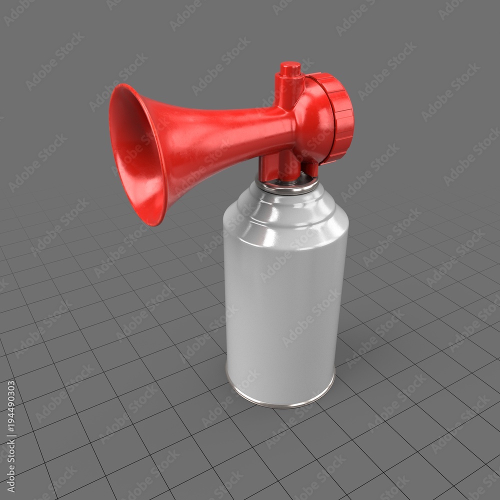 Handheld air horn Stock 3D asset