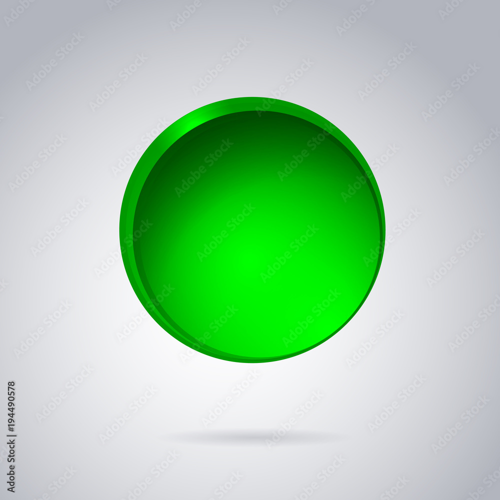 Abstract Template Geometric Green Icon Circle Abstract Template Geometric Green Icon Circle