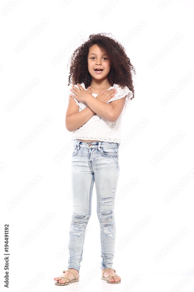 Afro girl Afro girl
