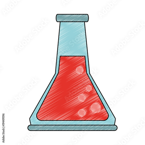 Laboratory flask symbol vector illustration graphic design