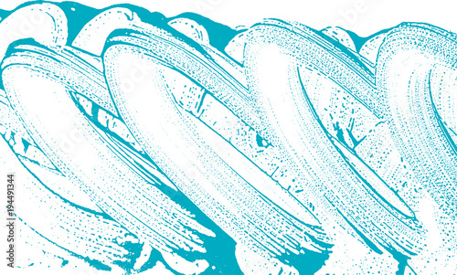 Natural soap texture. Appealing green blue foam trace background. Artistic breathtaking soap suds. Cleanliness, cleanness, purity concept. Vector illustration.