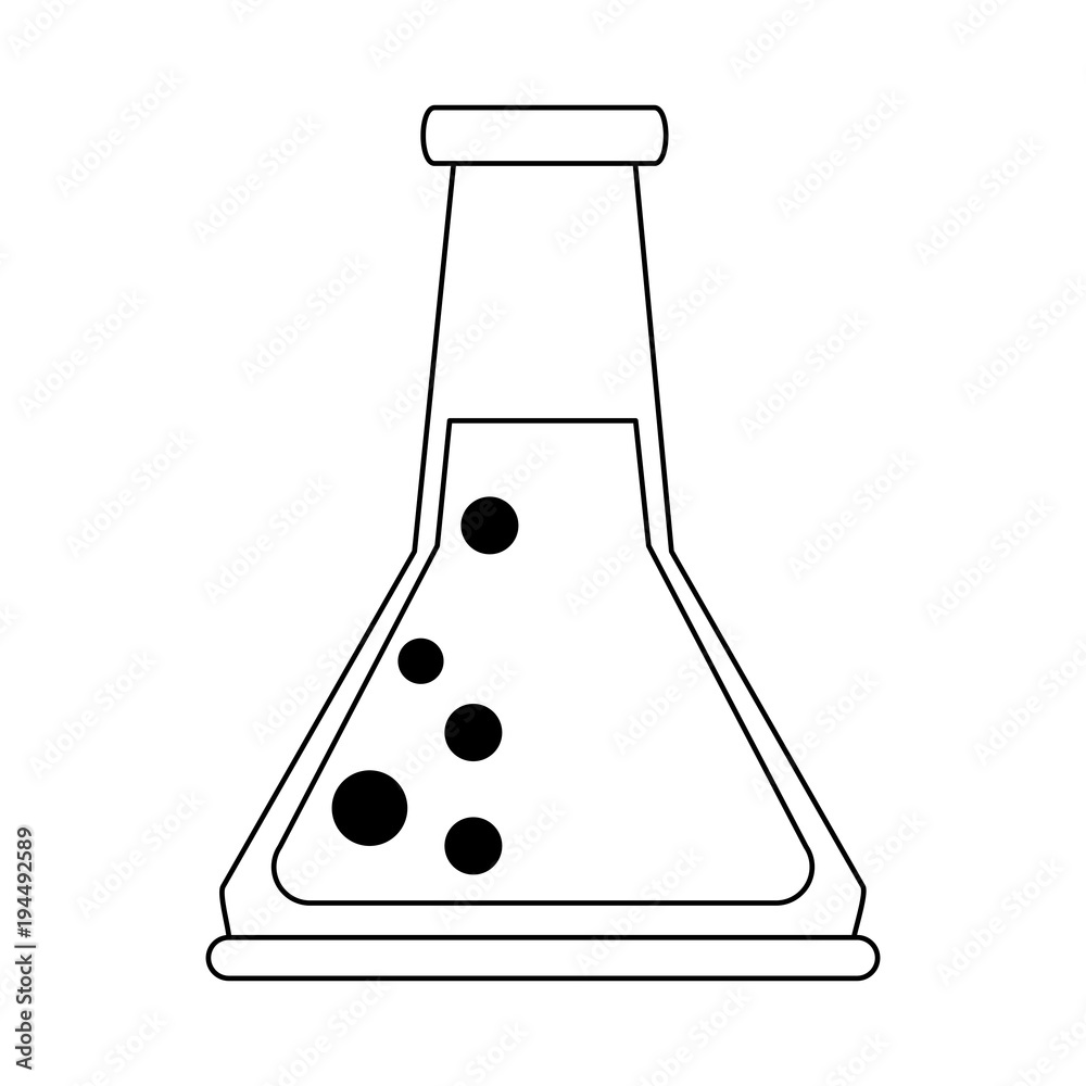 Laboratory flask symbol vector illustration graphic design Laboratory flask symbol vector illustration graphic design