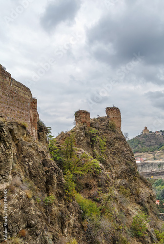 Narikala fortress overlooking Tbilisi, Georgia © borisb17