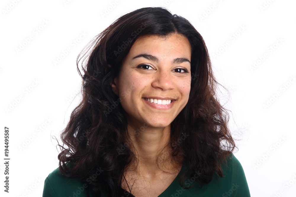 Mixed race woman