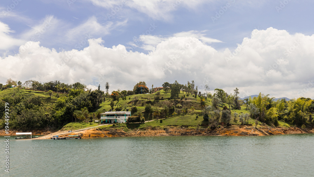 Guatape Colombia 2018-02-20 One of Pablo Escobar old mansions. Now its open  for tourism Stock Photo | Adobe Stock