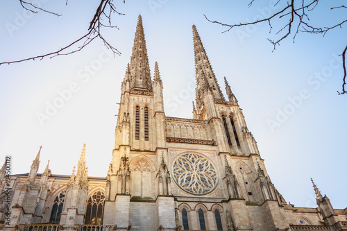 Architectural detail of the Cathedral Saint Andre de Bordeaux