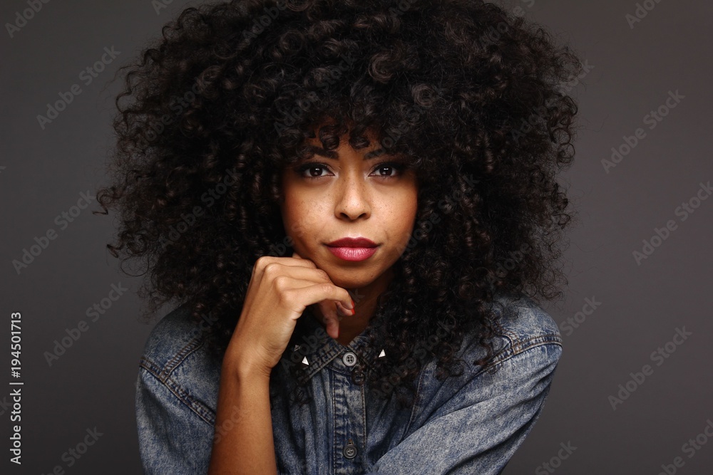Afro woman Afro woman