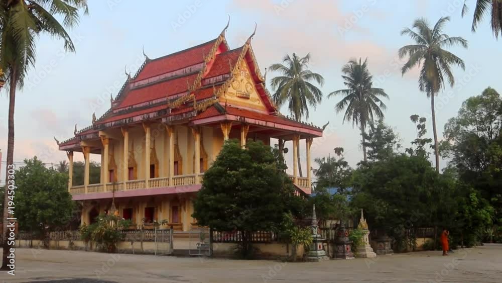 The Main Temple Of Buddhist Monastery In Thailand The Main Temple Of Buddhist Monastery In Thailand