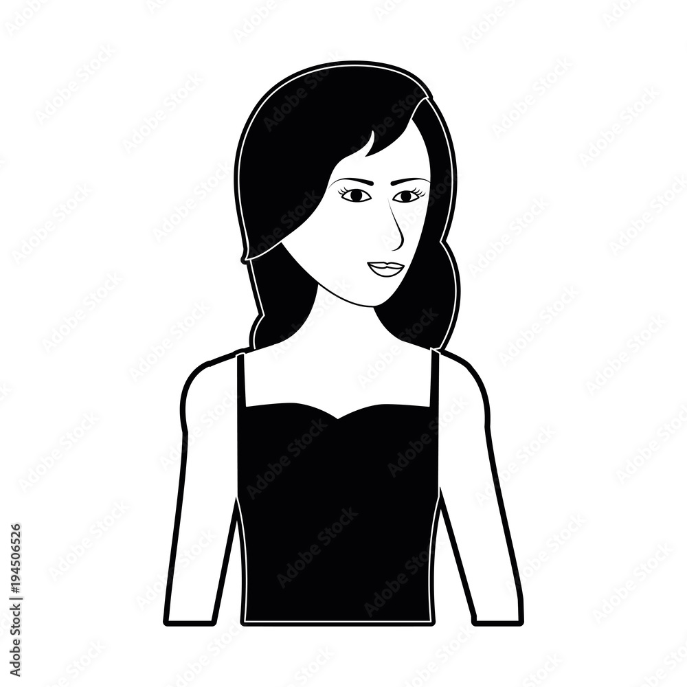 Fashion young woman vector illustration graphic design Fashion young woman vector illustration graphic design