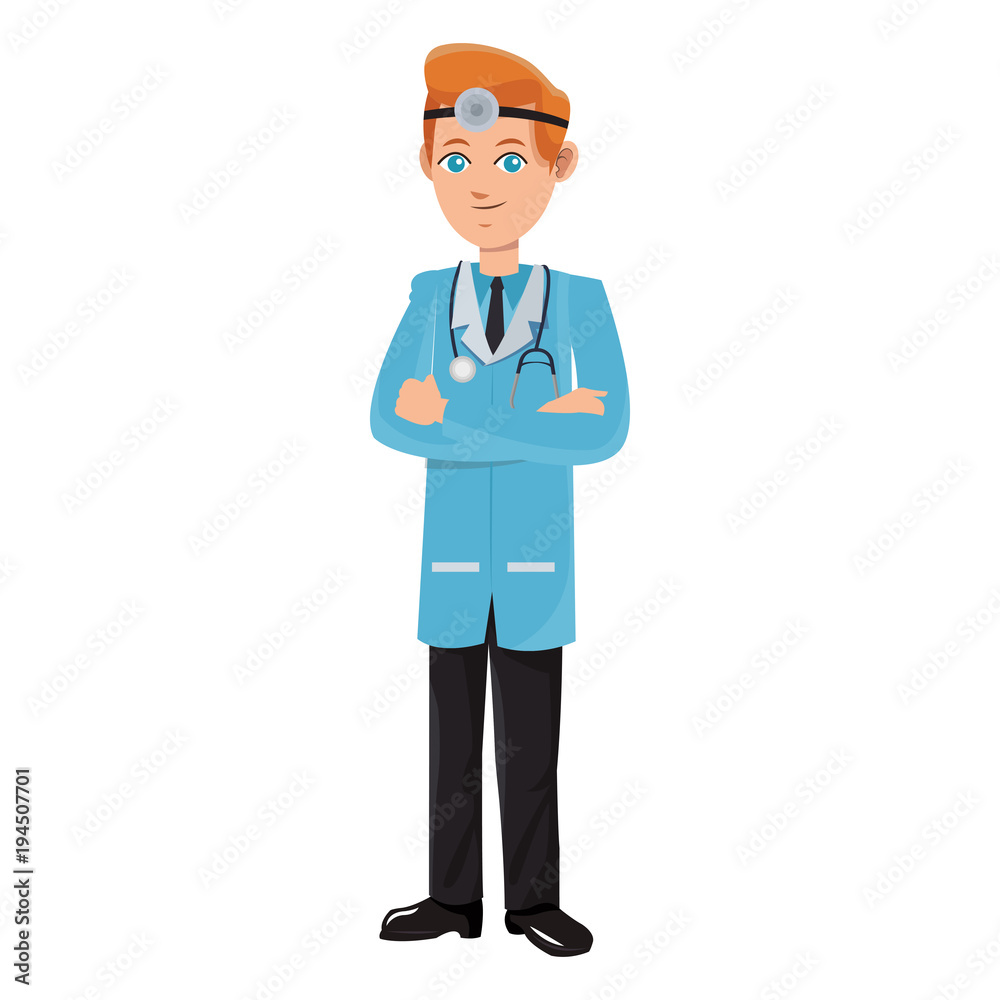 Doctor male cartoon vector illustration graphic design Doctor male cartoon vector illustration graphic design