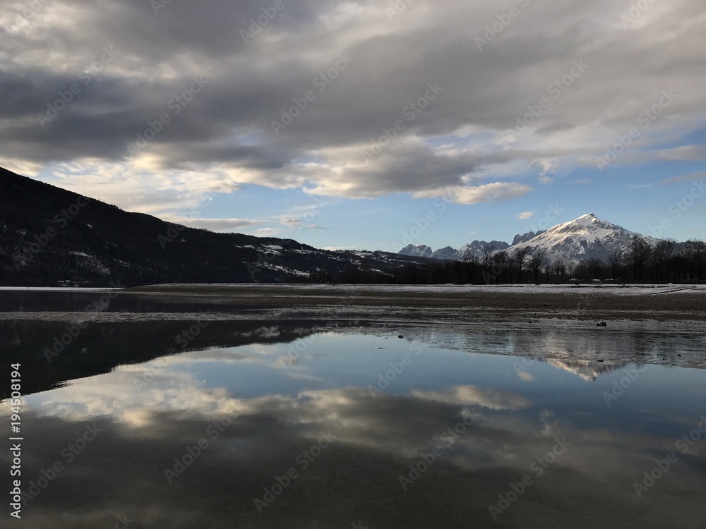 Fototapeta premium Santa Croce del lago, Belluno