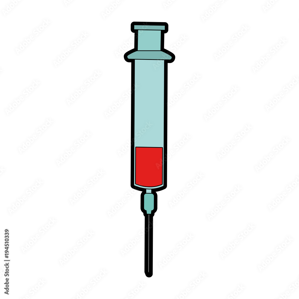 Syringe medical symbol vector illustration graphic design Syringe medical symbol vector illustration graphic design