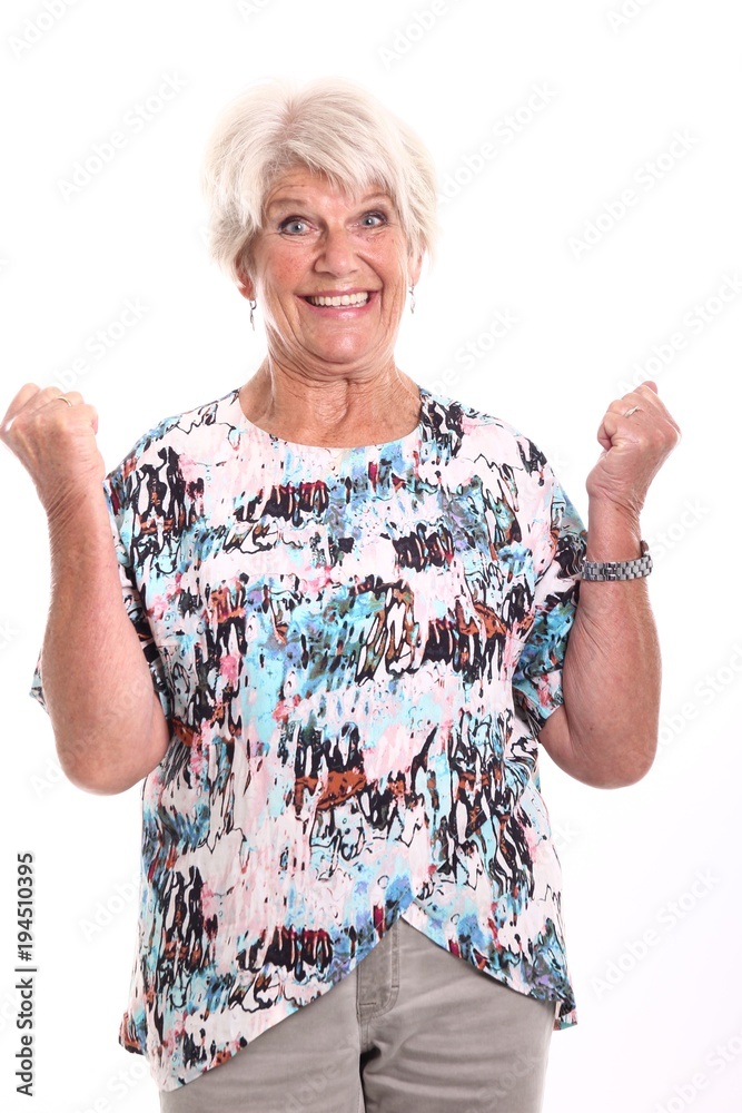 Obraz premium Beautiful older woman