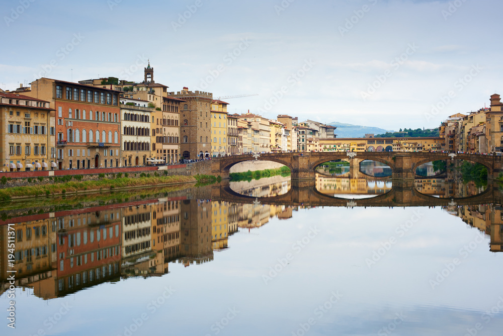 Arno Reflection, Florence, Italy