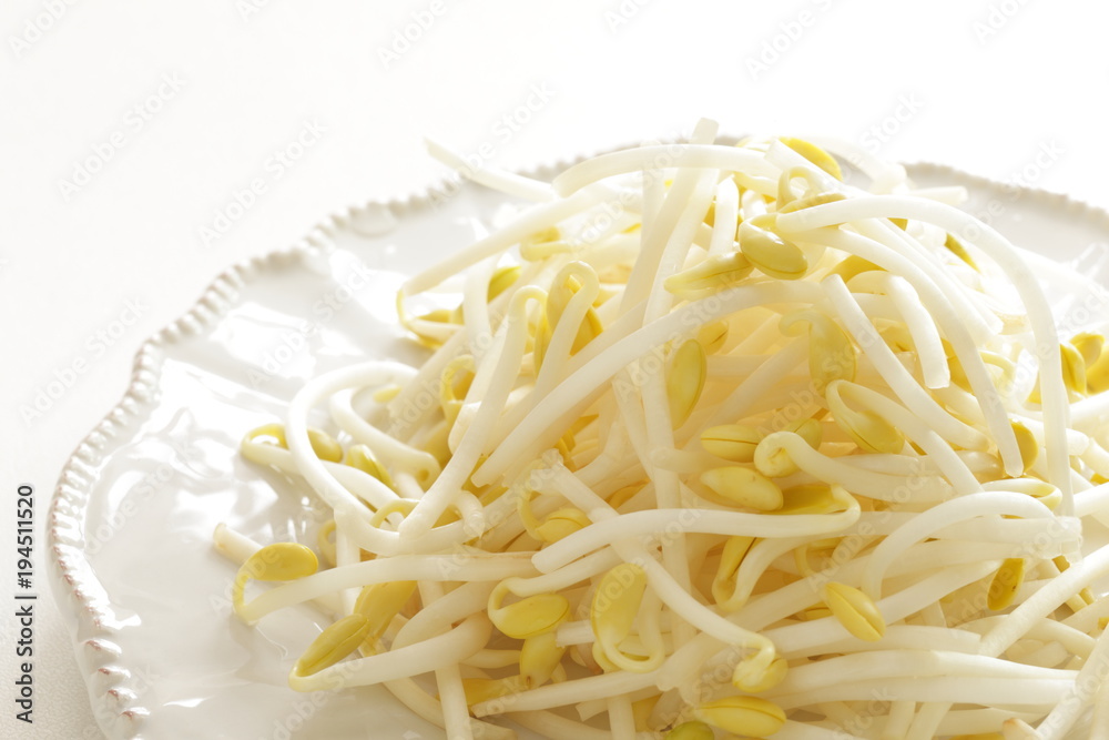 freshness soy sprout on dish for healthy food ingredient image freshness soy sprout on dish for healthy food ingredient image