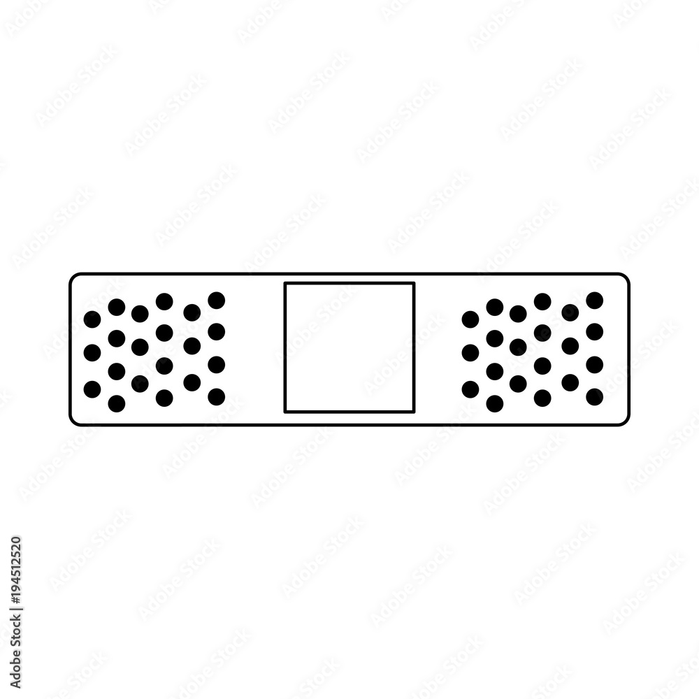 Medical bandage symbol vector illustration graphic design Medical bandage symbol vector illustration graphic design