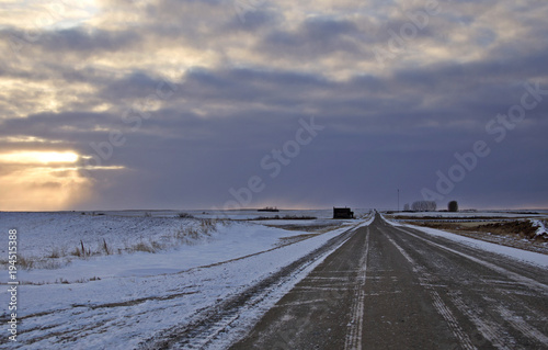 Prairie Landscape in Winter