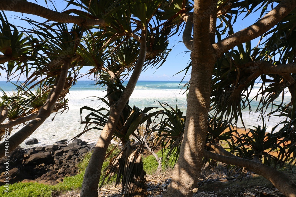 A sunny day at Lighthouse Beach at Ballina on the north coast of NSW Australia.