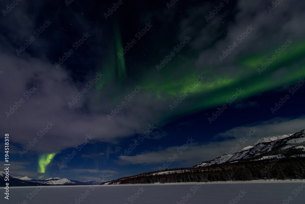 Northern Lights Aurora Borealis, Yukon Territory, Canada Northern Lights Aurora Borealis, Yukon Territory, Canada