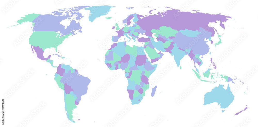 map with flag vector EPS10 map with flag vector EPS10