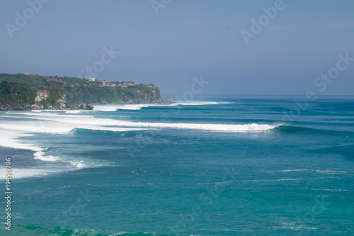 Beautiful waves setup in Bukit, Bali